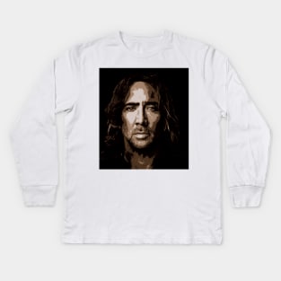 nicolas cage Kids Long Sleeve T-Shirt